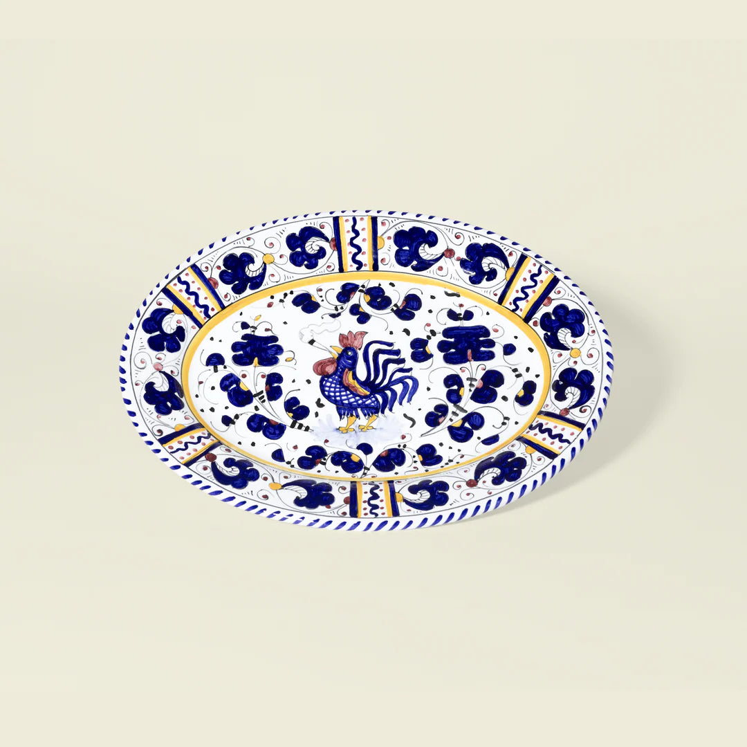 The Rooster Oval Platter