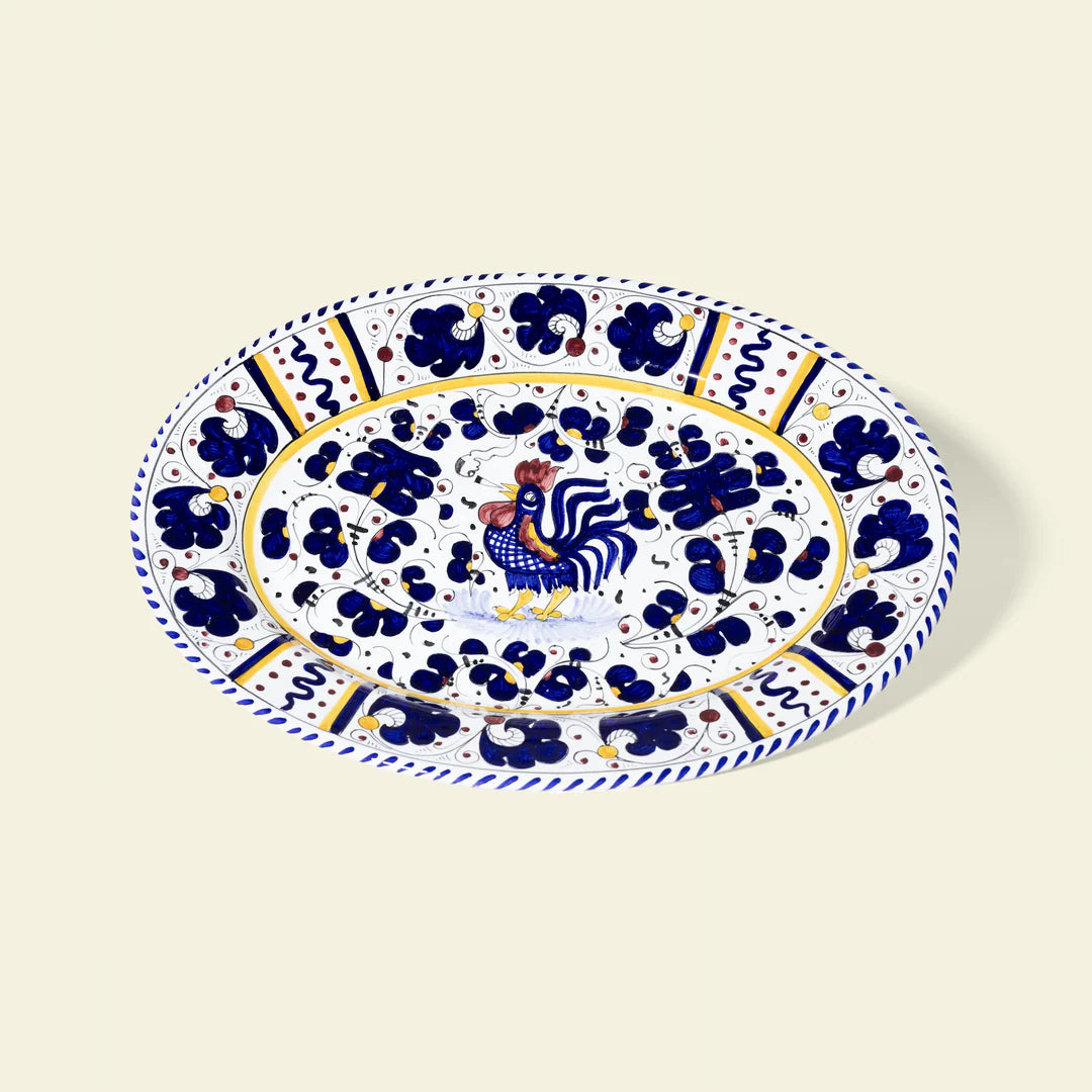The Rooster XL Oval Platter